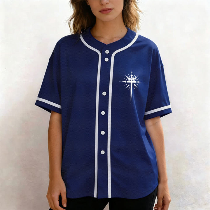 Christianartworkshop Army Of God Mesh Streetwear Baseballtrikot - image 53