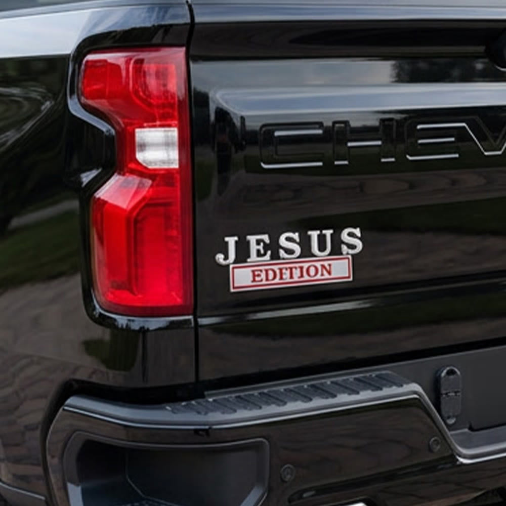 Christianartworkshop 3D-Metall-Autoemblem „Jesus Edition“: Symbol des treuen Zeugnisses am Wegesrand - image 7