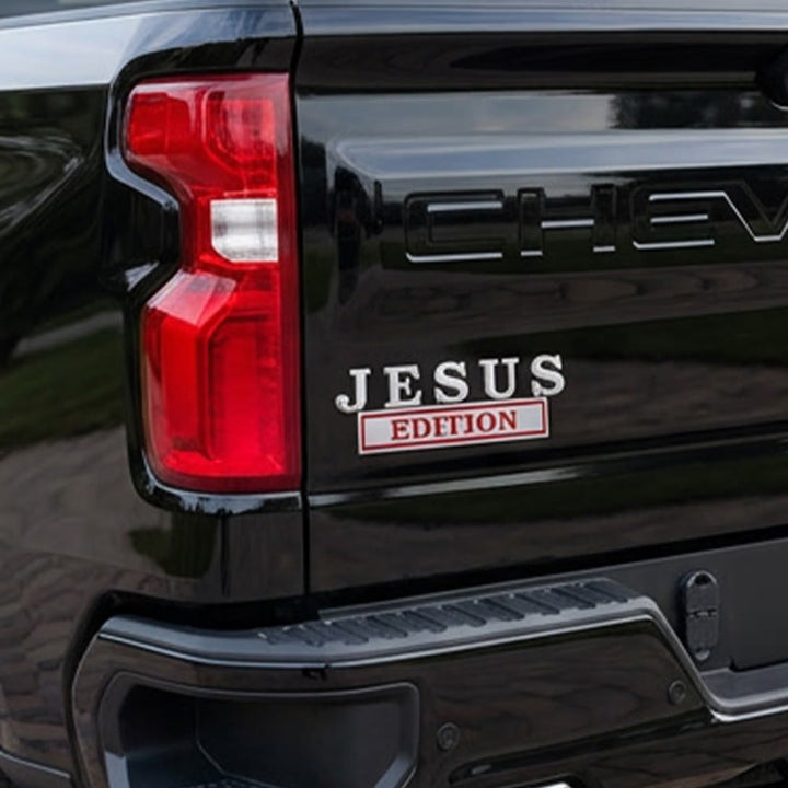 Christianartworkshop 3D-Metall-Autoemblem „Jesus Edition“: Symbol des treuen Zeugnisses am Wegesrand - image 7