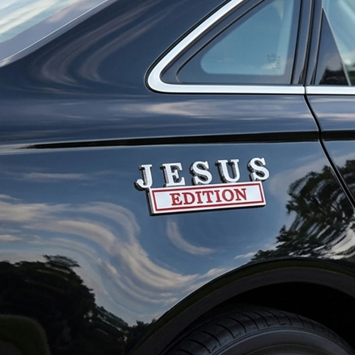 Christianartworkshop 3D-Metall-Autoemblem „Jesus Edition“: Symbol des treuen Zeugnisses am Wegesrand - image 9