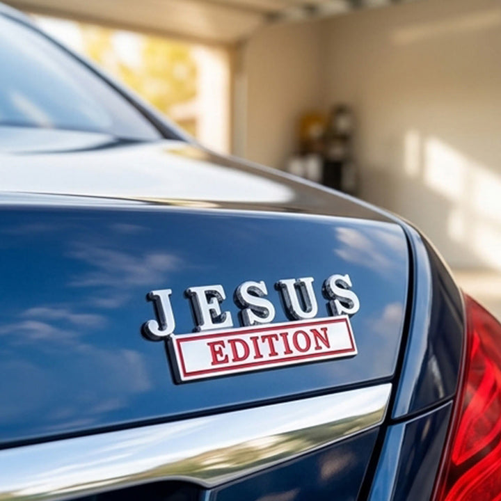 Christianartworkshop 3D-Metall-Autoemblem „Jesus Edition“: Symbol des treuen Zeugnisses am Wegesrand - image 8