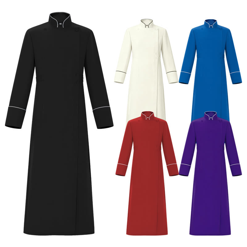 Christianartworkshop Formelle Priesterrobe: 5 Farben im langen Roben-Design - image 7