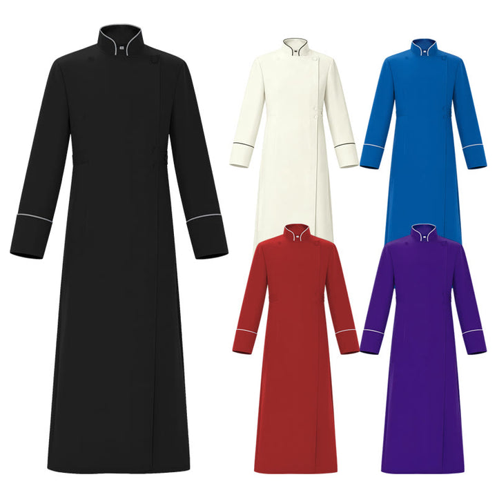 Christianartworkshop Formelle Priesterrobe: 5 Farben im langen Roben-Design - image 7
