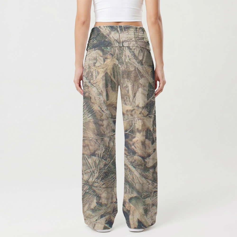 Christianartworkshop God’s Got You Camo High Waist Damen-Hose mit weitem Bein - image 2