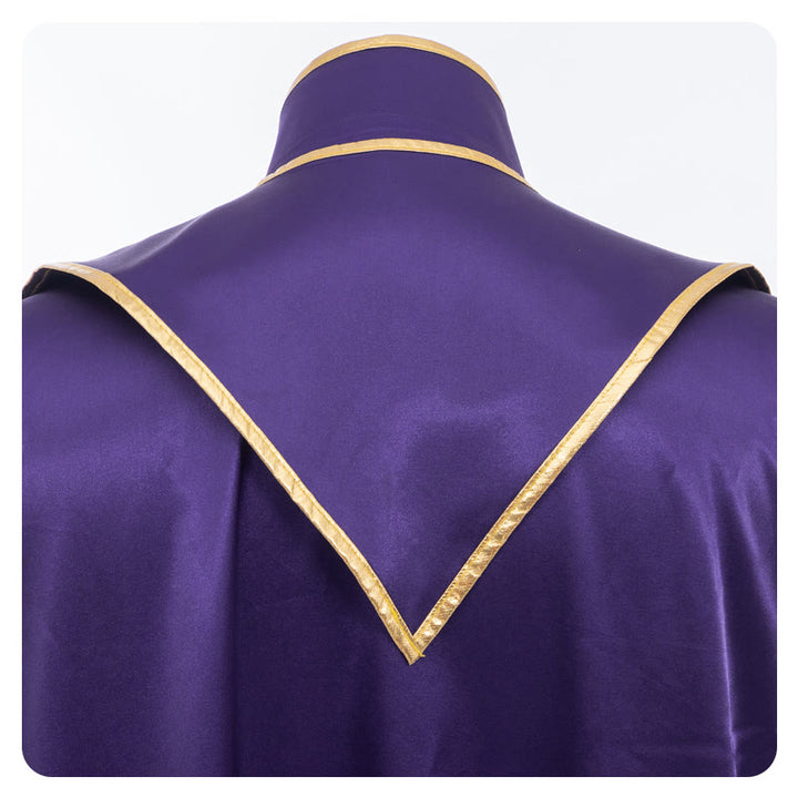 Traditionelle Pastorrobe von Christianartworkshop mit vertikalen Kreuzverzierungen und Ärmelbesatz - image 23