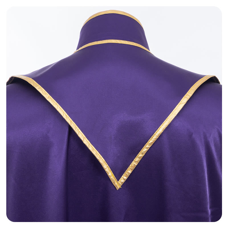Traditionelle Pastorrobe von Christianartworkshop mit vertikalen Kreuzverzierungen und Ärmelbesatz - image 23