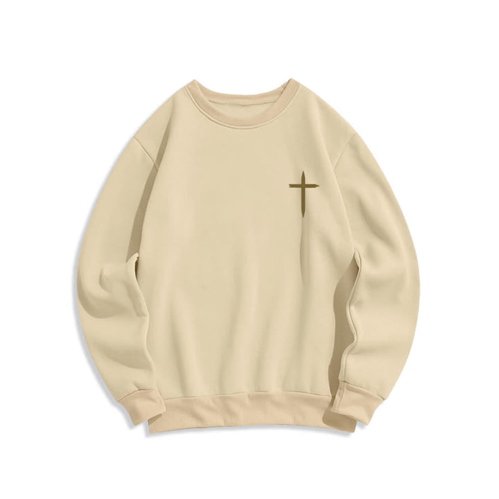 Christianartworkshop Jesus Is King Kronen-Rückenprint-Sweatshirt mit Rundhalsausschnitt - image 17