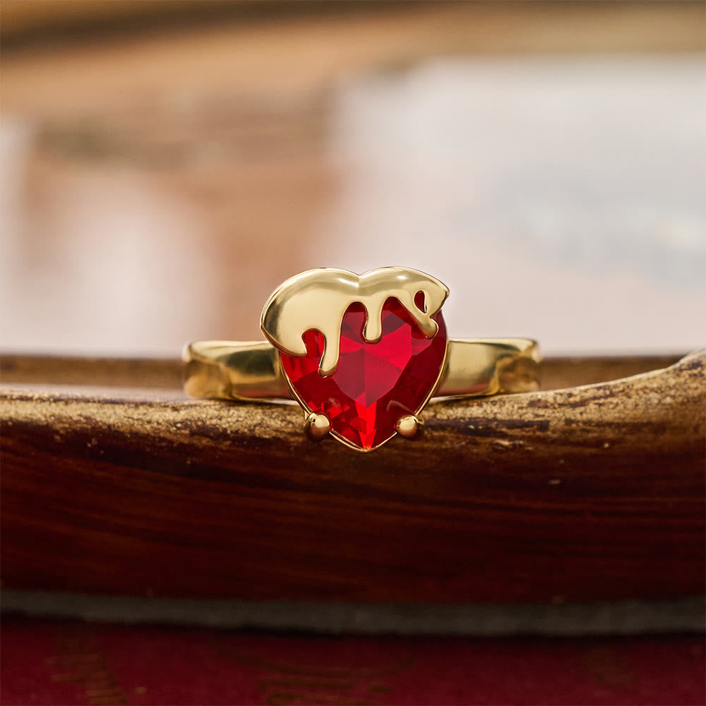 Christianartworkshop Offener Ring mit geformtem Heiligen Herzen: Symbol für zärtlichen himmlischen Schutz - Sacred Heart H (Geeignet für US-Größen 6–9) - image 13