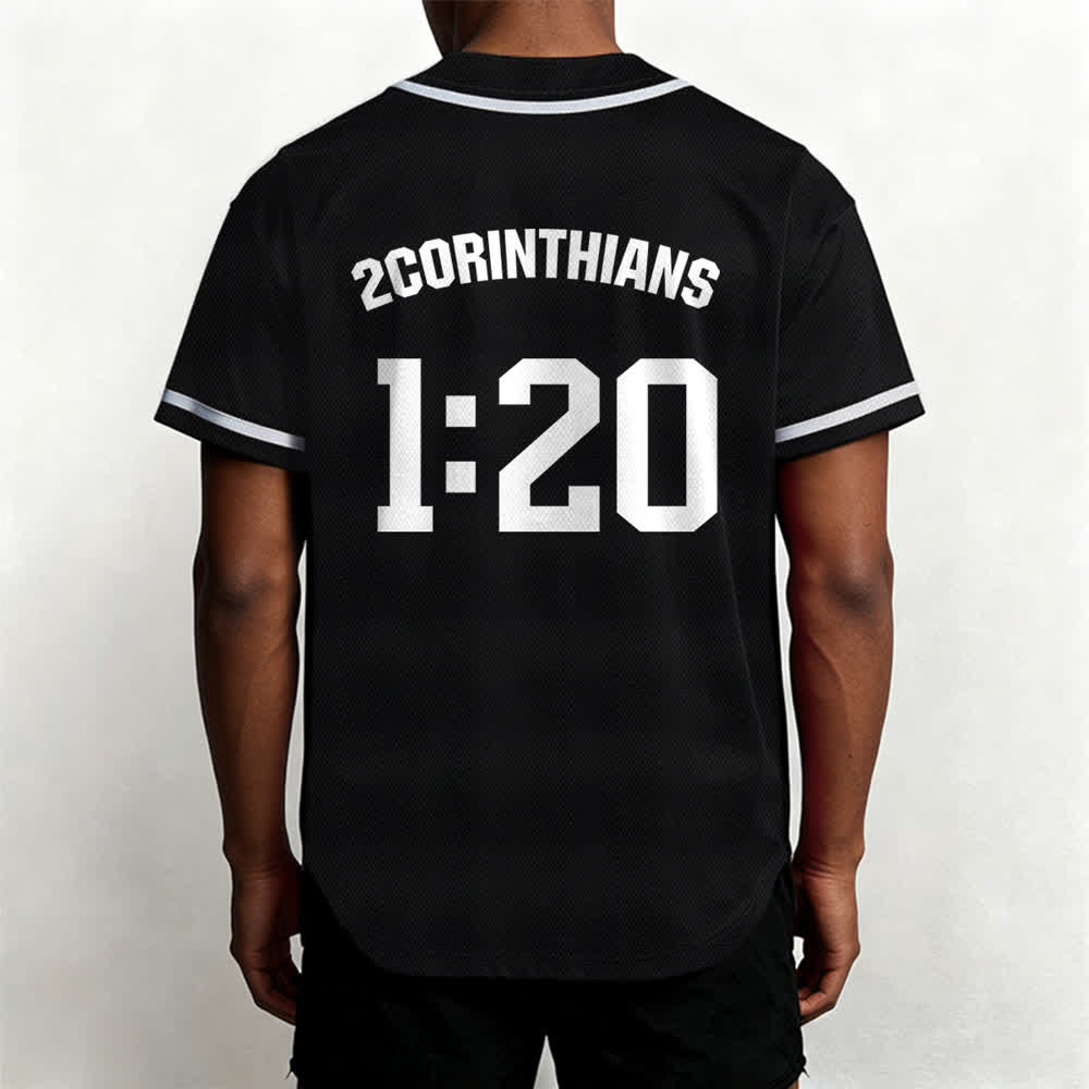 Christianartworkshop Amen Schwarz-Weißes Team-Baseballtrikot - image 12