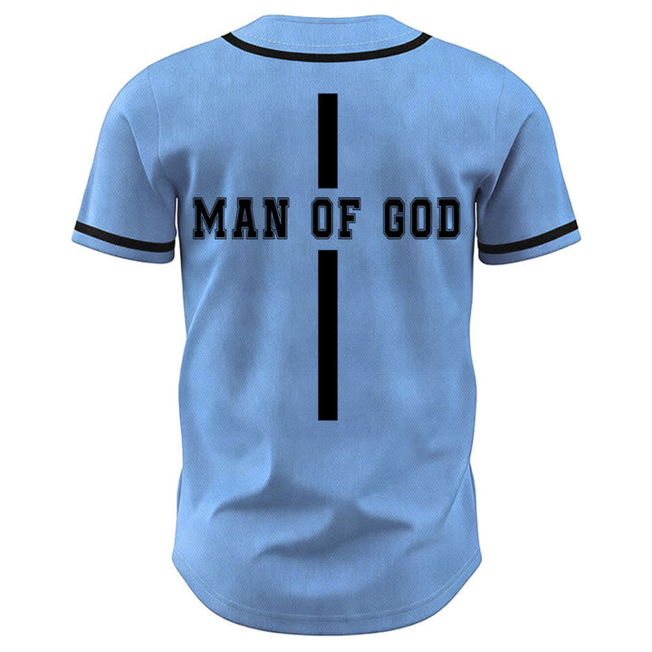 Christianartworkshop Man Of God Varsity Button Up Baseball Jersey - image 29