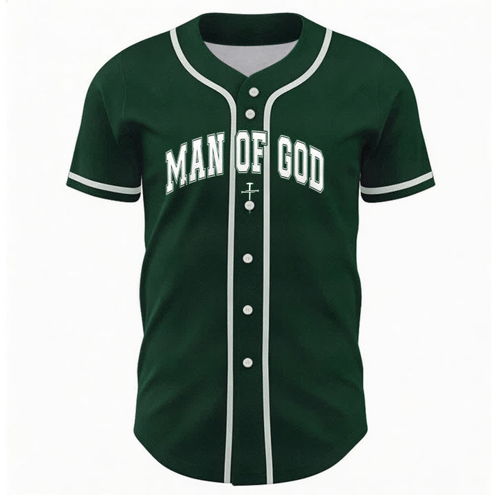 Christianartworkshop Man Of God Varsity Button Up Baseball Jersey - image 37