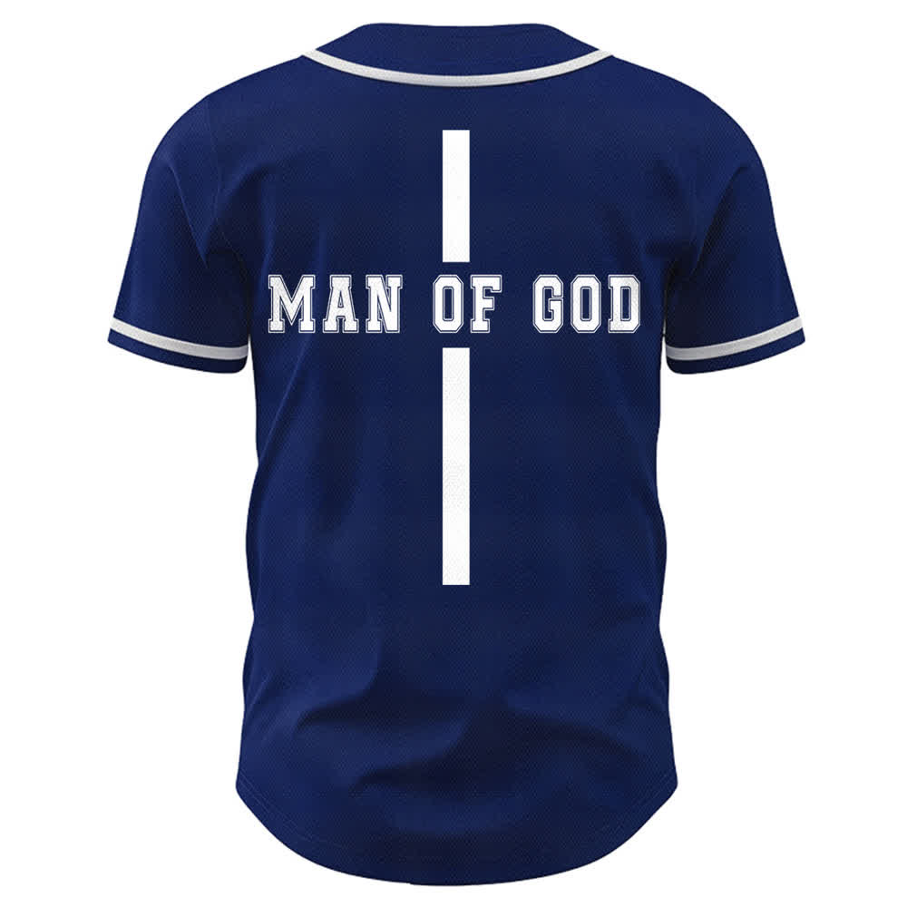 Christianartworkshop Man Of God Varsity Button Up Baseball Jersey - image 50