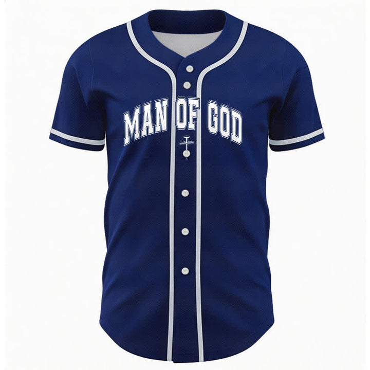 Christianartworkshop Man Of God Varsity Button Up Baseball Jersey - image 51