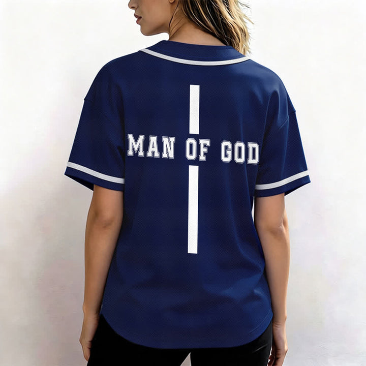 Christianartworkshop Man Of God Varsity Button Up Baseball Jersey - image 52