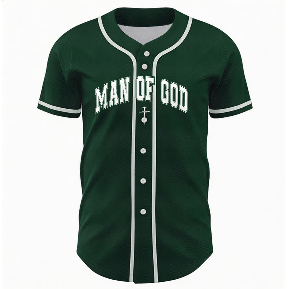 Christianartworkshop Baseballtrikot mit Botschaft „Pray Tap My Shoulder“ - image 37