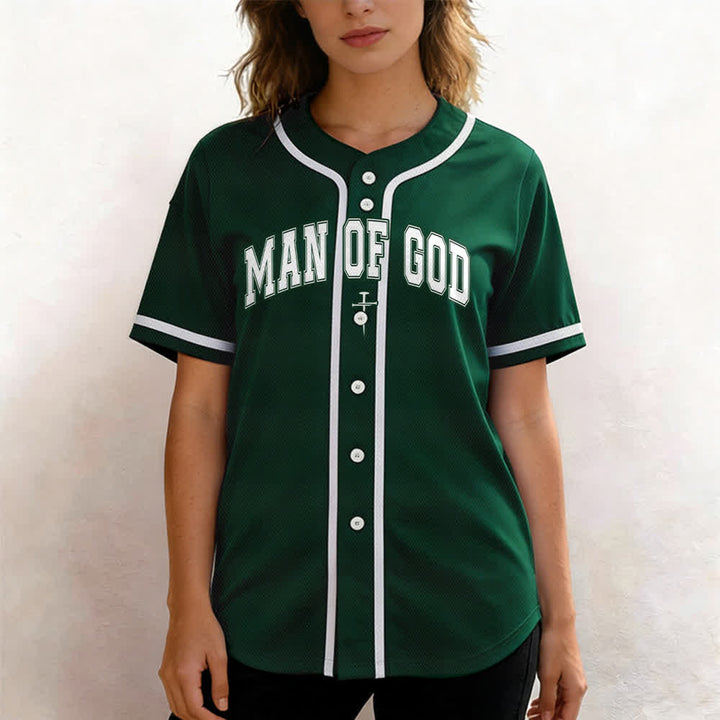 Christianartworkshop Baseballtrikot mit Botschaft „Pray Tap My Shoulder“ - image 39