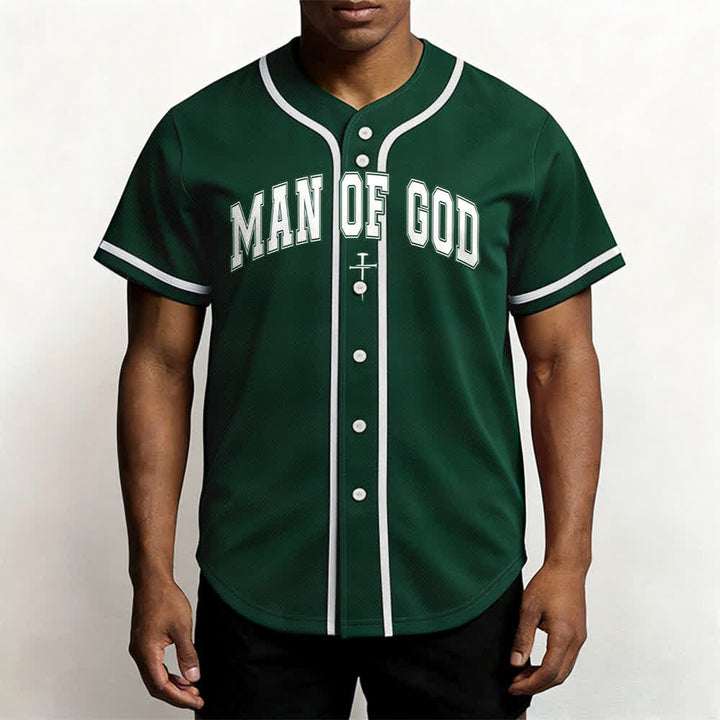Christianartworkshop Baseballtrikot mit Botschaft „Pray Tap My Shoulder“ - image 41
