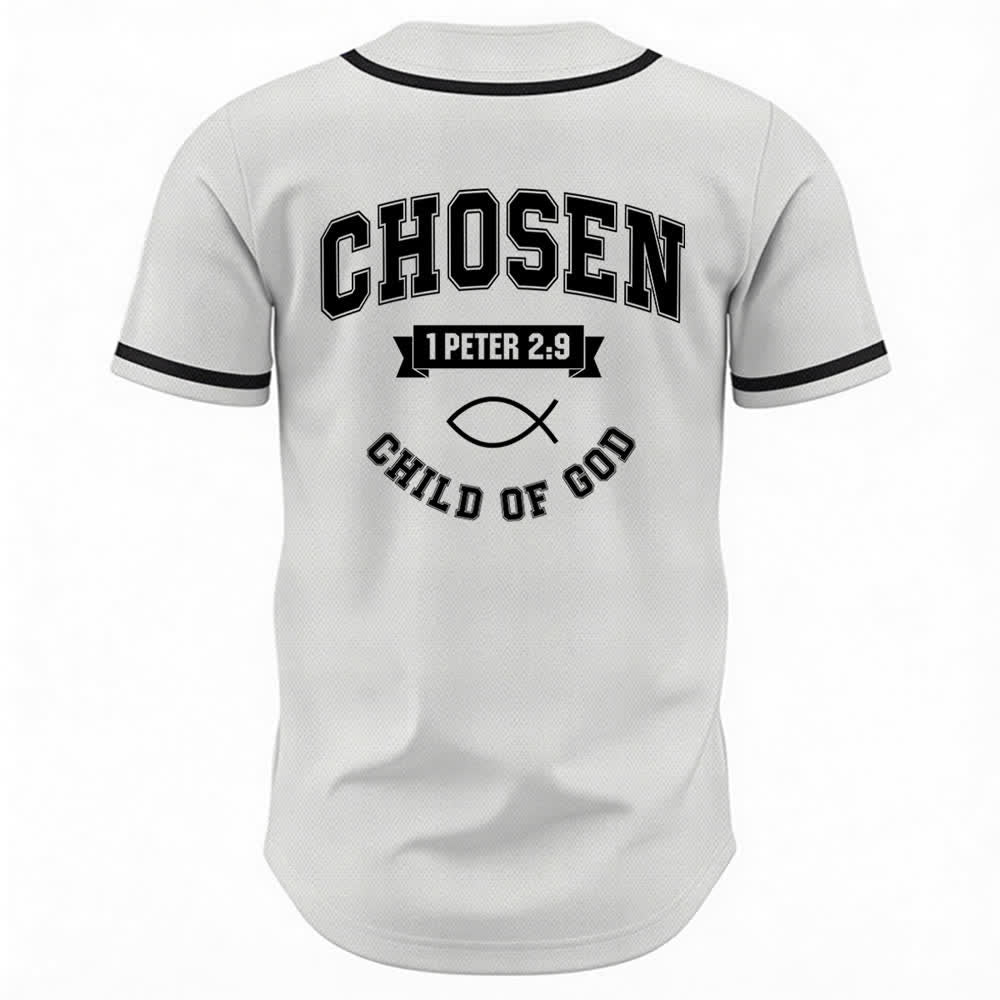 Christianartworkshop Team Jesus Chosen Mesh Baseballtrikot - image 1