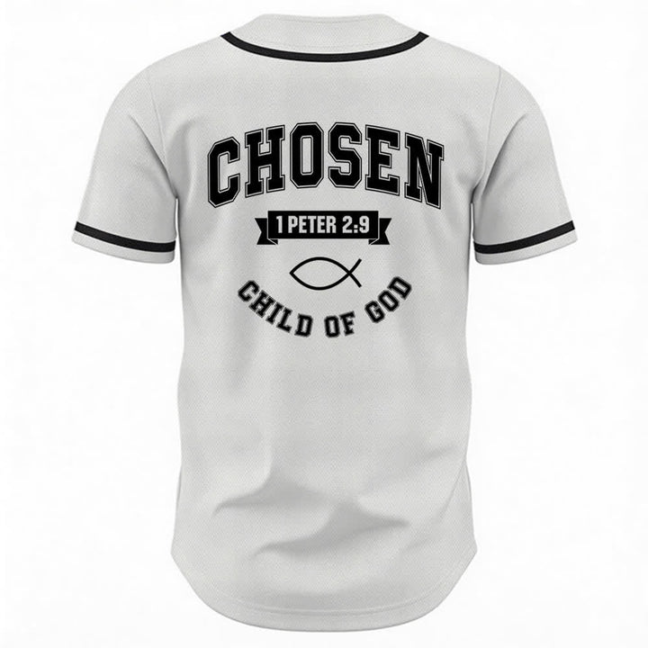 Christianartworkshop Team Jesus Chosen Mesh Baseballtrikot - image 1