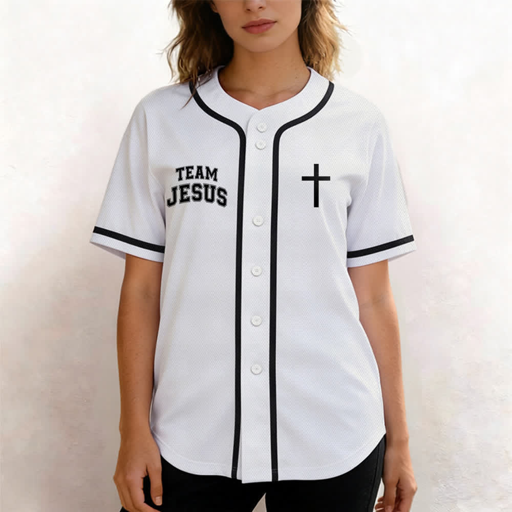 Christianartworkshop Team Jesus Chosen Mesh Baseballtrikot - image 5