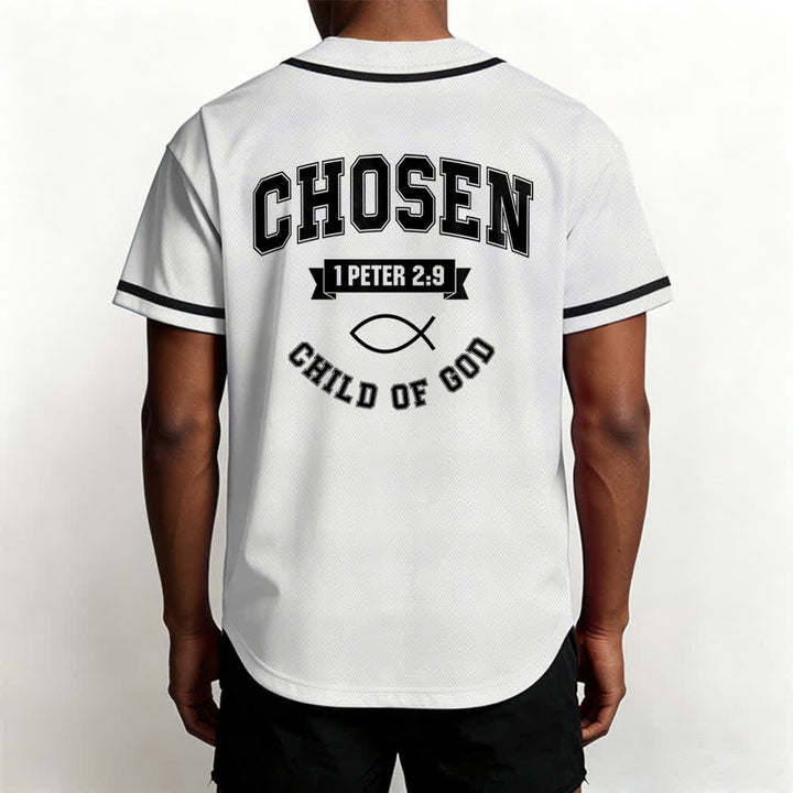 Christianartworkshop Team Jesus Chosen Mesh Baseballtrikot - image 4
