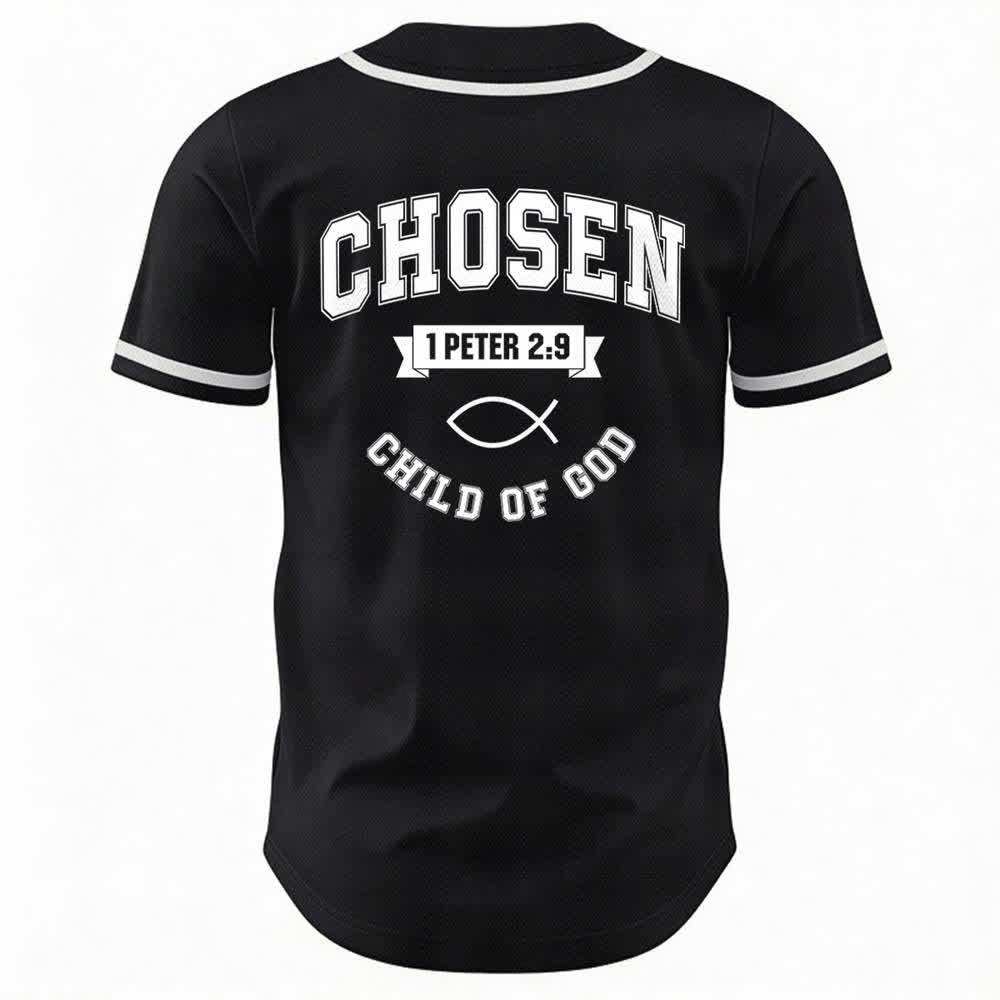 Christianartworkshop Team Jesus Chosen Mesh Baseballtrikot - image 8
