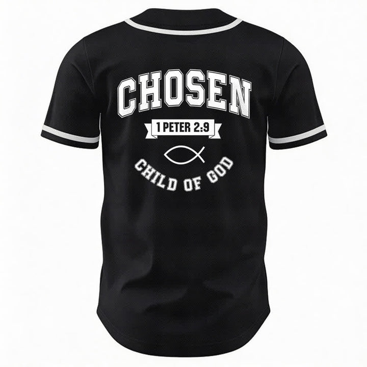 Christianartworkshop Team Jesus Chosen Mesh Baseballtrikot - image 8