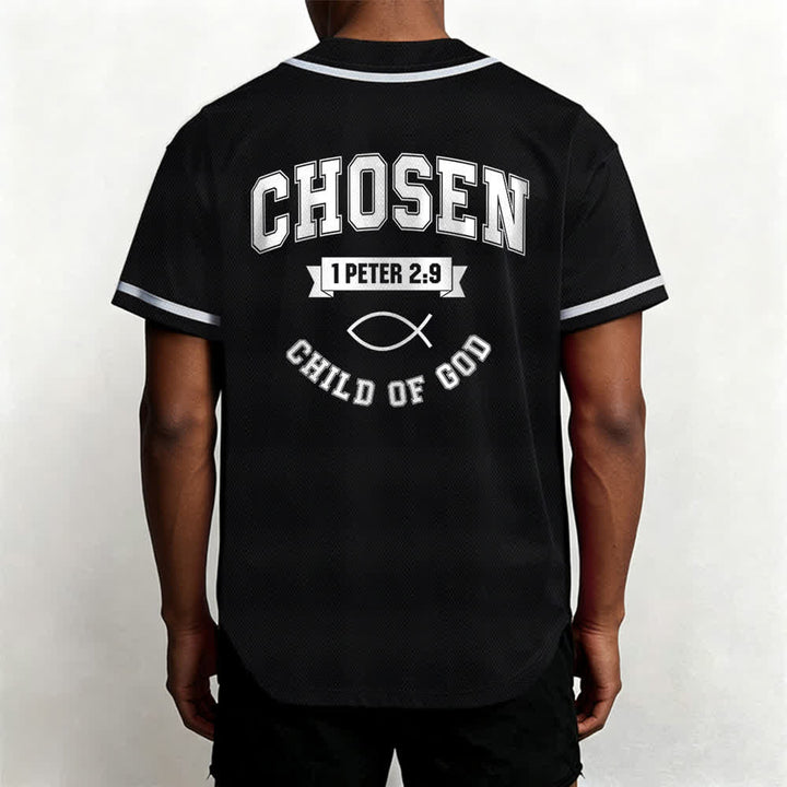 Christianartworkshop Team Jesus Chosen Mesh Baseballtrikot - image 12