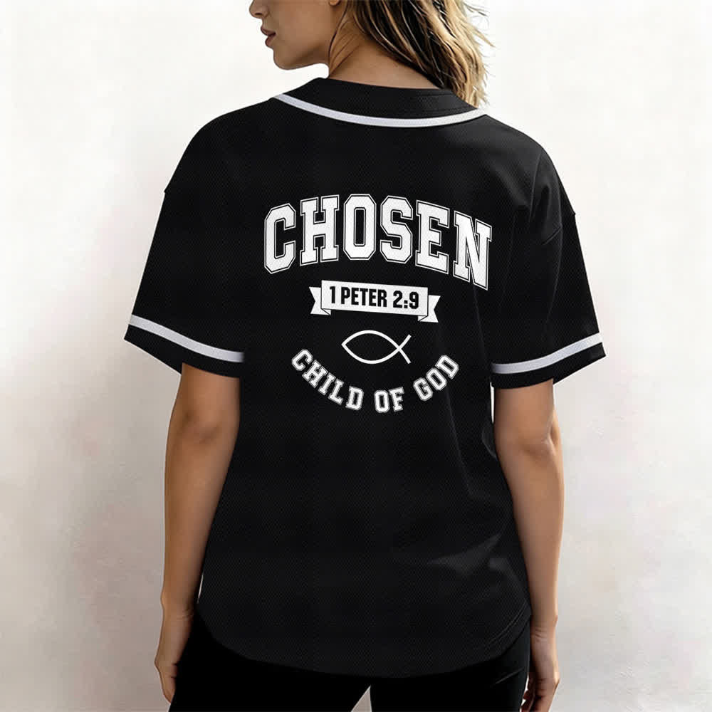 Christianartworkshop Team Jesus Chosen Mesh Baseballtrikot - image 10