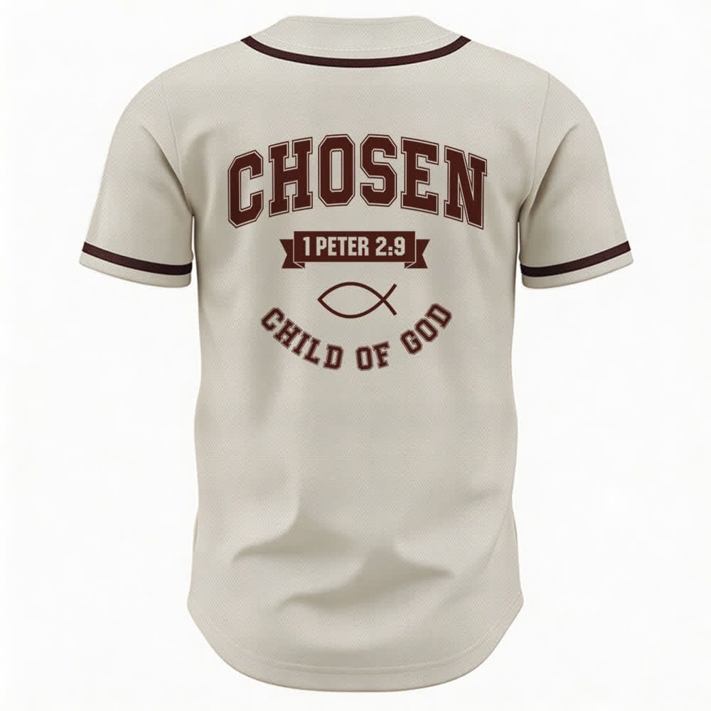 Christianartworkshop Team Jesus Chosen Mesh Baseballtrikot - image 29