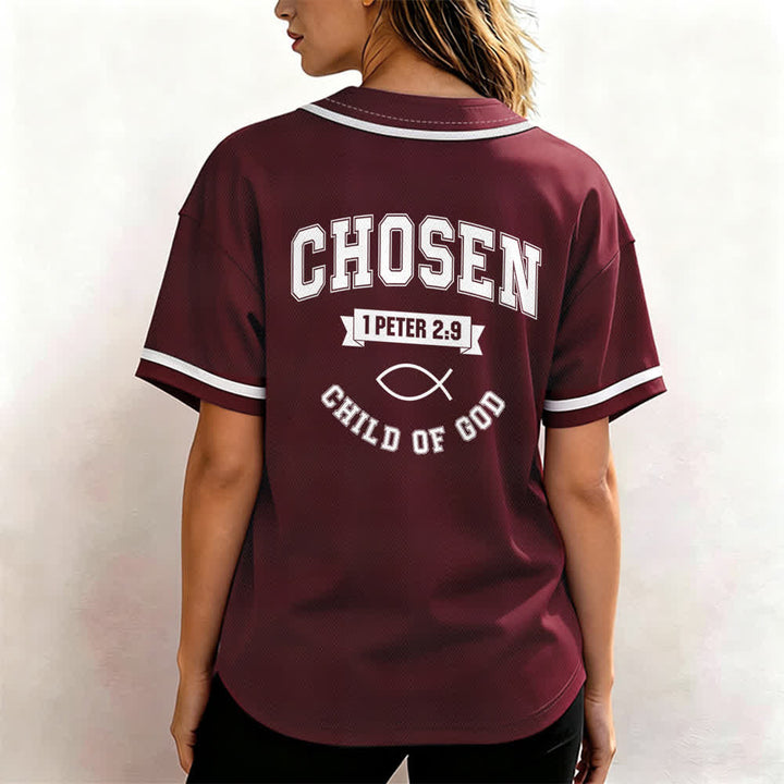 Christianartworkshop Team Jesus Chosen Mesh Baseballtrikot - image 17