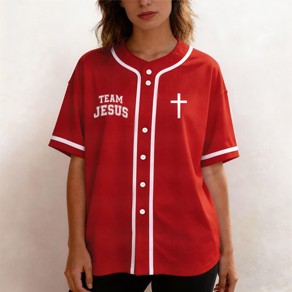 Christianartworkshop Team Jesus Chosen Mesh Baseballtrikot - image 53