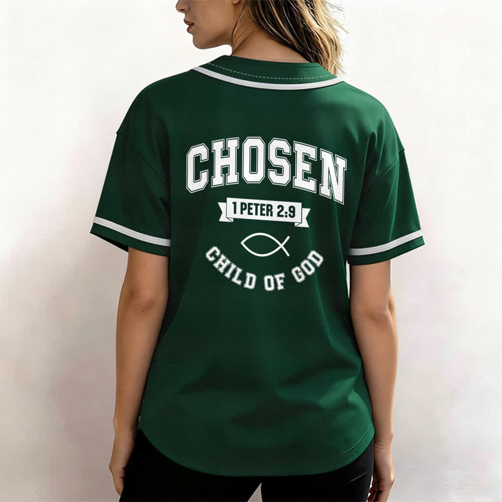 Christianartworkshop Team Jesus Chosen Mesh Baseballtrikot - image 24