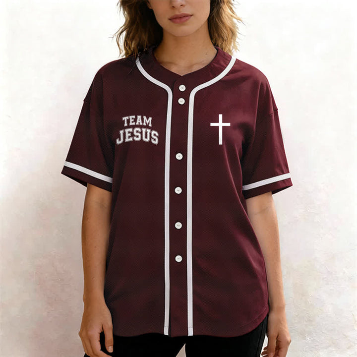 Christianartworkshop Team Jesus Chosen Mesh Baseballtrikot - image 18
