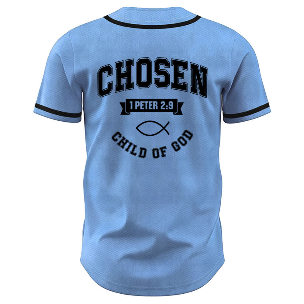 Christianartworkshop Team Jesus Chosen Mesh Baseballtrikot - image 36
