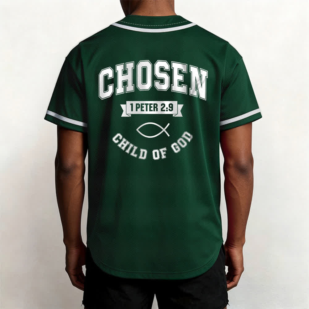 Christianartworkshop Team Jesus Chosen Mesh Baseballtrikot - image 26