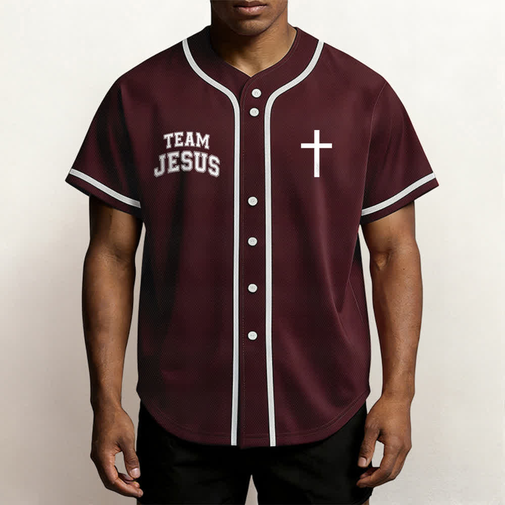 Christianartworkshop Team Jesus Chosen Mesh Baseballtrikot - image 20