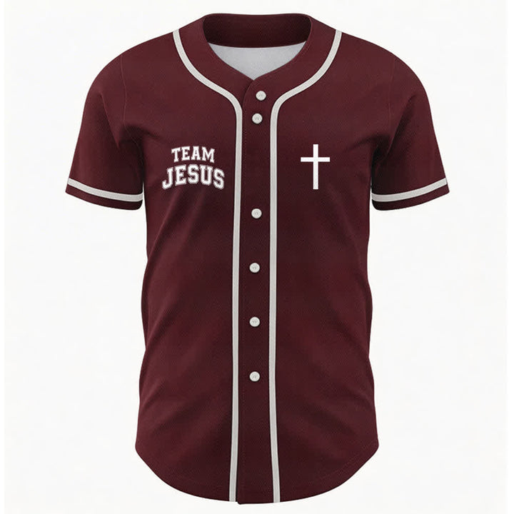 Christianartworkshop Team Jesus Chosen Mesh Baseballtrikot - image 15