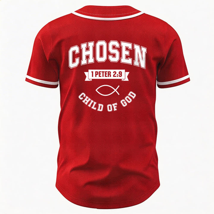 Christianartworkshop Team Jesus Chosen Mesh Baseballtrikot - image 50