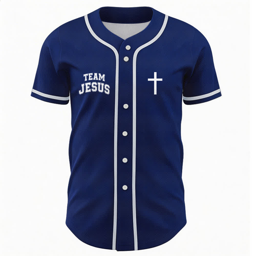 Christianartworkshop Team Jesus Chosen Mesh Baseballtrikot - image 44
