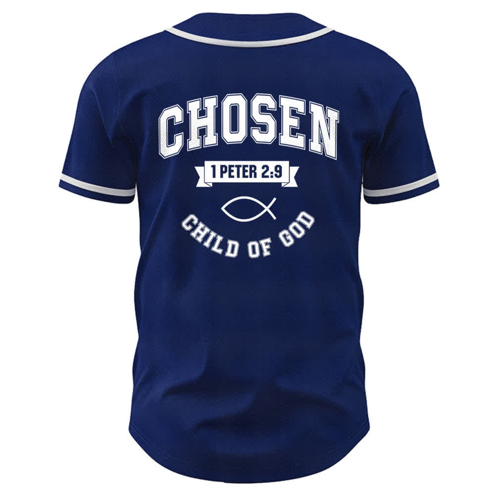 Christianartworkshop Team Jesus Chosen Mesh Baseballtrikot - image 43