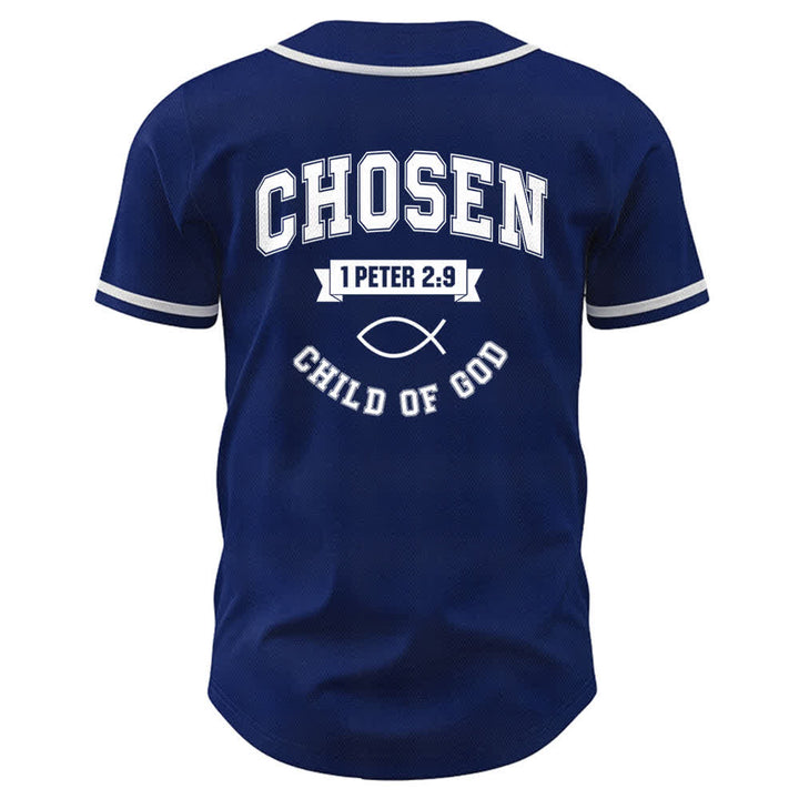 Christianartworkshop Team Jesus Chosen Mesh Baseballtrikot - image 43