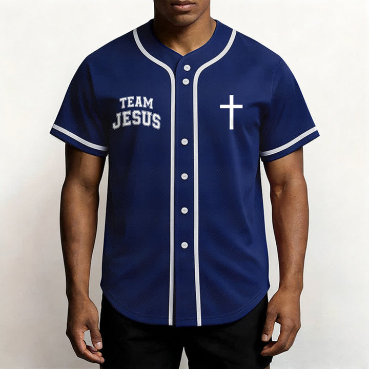 Christianartworkshop Team Jesus Chosen Mesh Baseballtrikot - image 48