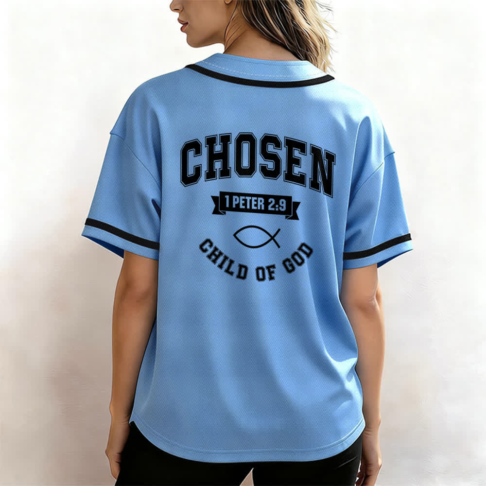 Christianartworkshop Team Jesus Chosen Mesh Baseballtrikot - image 38