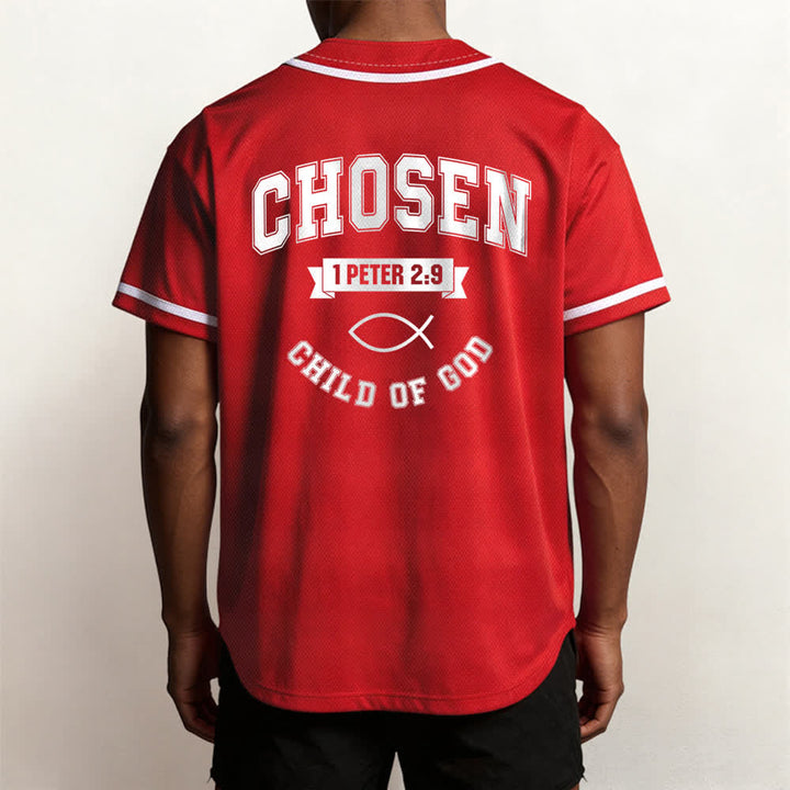 Christianartworkshop Team Jesus Chosen Mesh Baseballtrikot - image 54