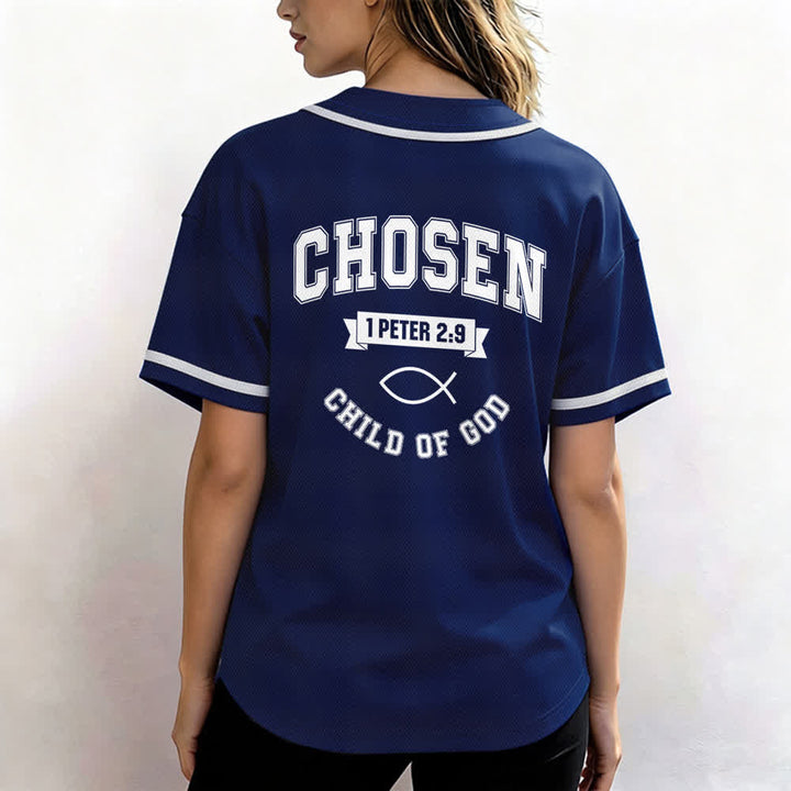 Christianartworkshop Team Jesus Chosen Mesh Baseballtrikot - image 45