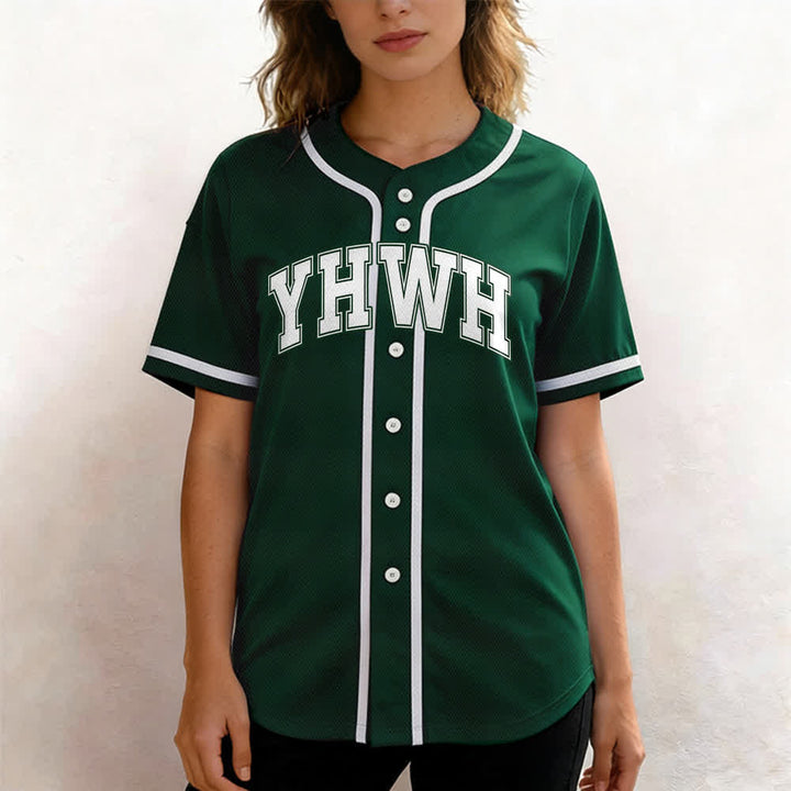 Christianartworkshop YHWH Varsity Mesh Button Front Baseballtrikot - image 10
