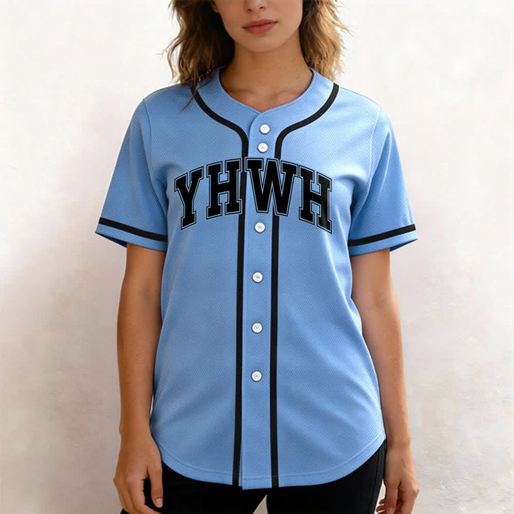 Christianartworkshop YHWH Varsity Mesh Button Front Baseballtrikot - image 19