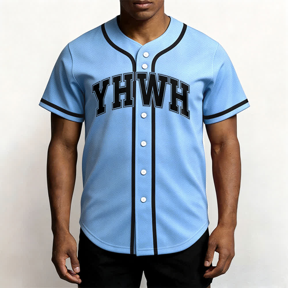 Christianartworkshop YHWH Varsity Mesh Button Front Baseballtrikot - image 20