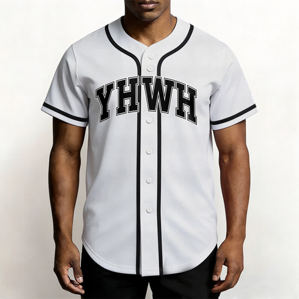 Christianartworkshop YHWH Varsity Mesh Button Front Baseballtrikot - image 2